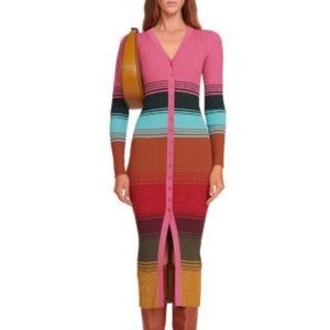 STAUD Shoko Sweater Dress - worn once for photo shoot, as new.